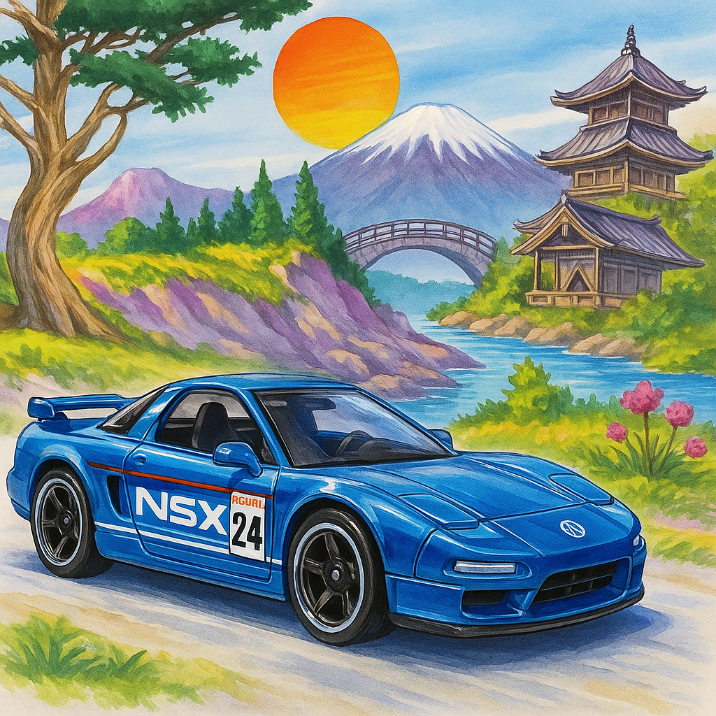 🏎️ Acura NSX – Hot Wheels J-Imports 🇯🇵 (Japanese Series #5/5)
