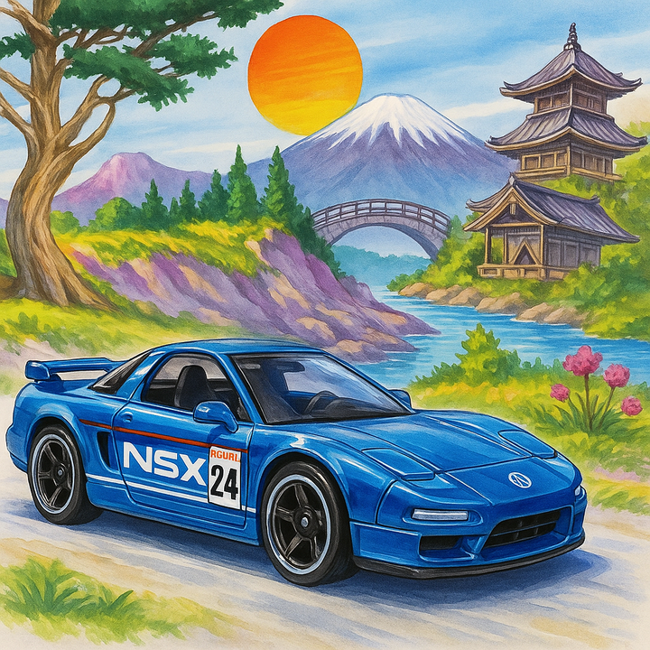 🏎️ Acura NSX – Hot Wheels J-Imports 🇯🇵 (Japanese Series #5/5)