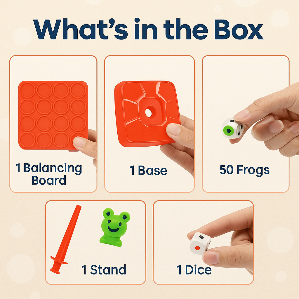 🐸 Frog Balance Game – Montessori Educational Toy for Kids