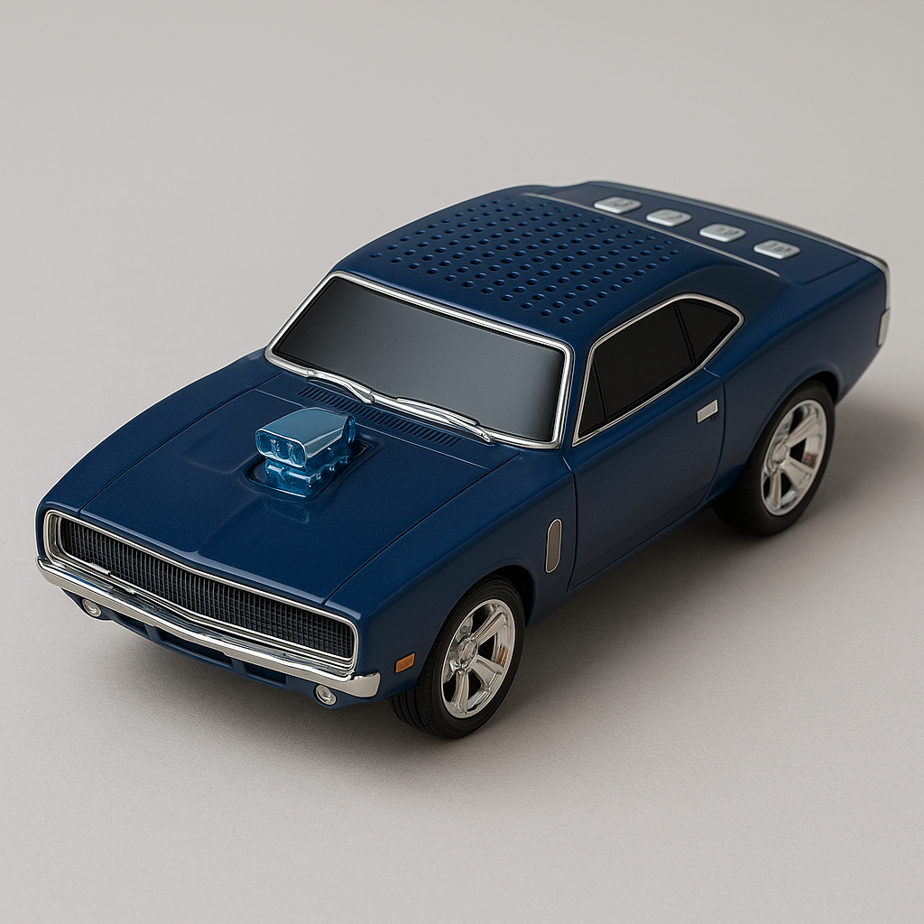 Car-Shaped Premium Bluetooth Speaker – Deep Bass, FM Radio & More