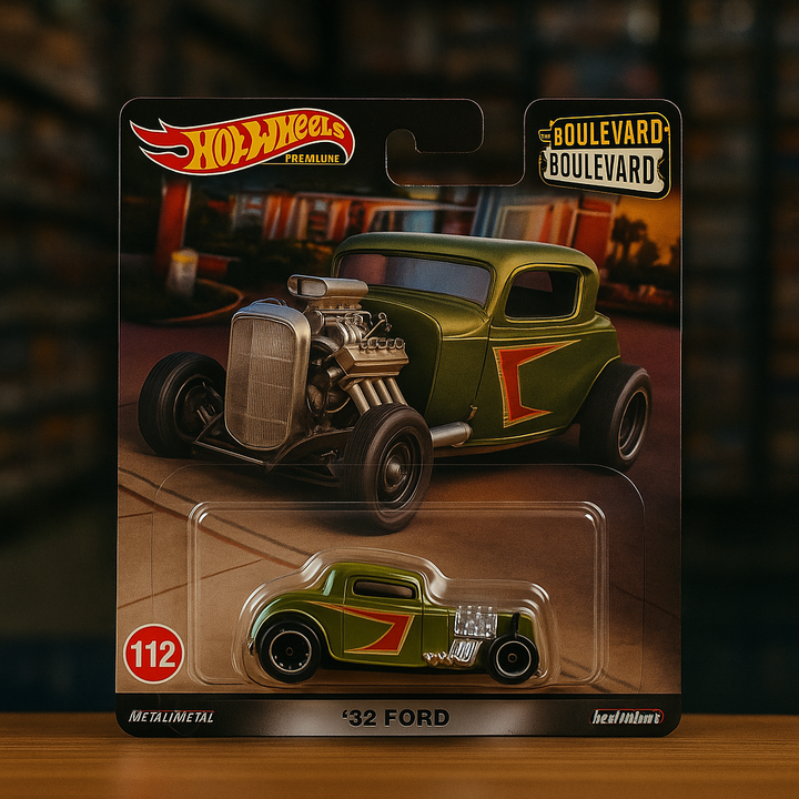 💚 '32 Ford – Hot Wheels Premium (Boulevard Series #112)