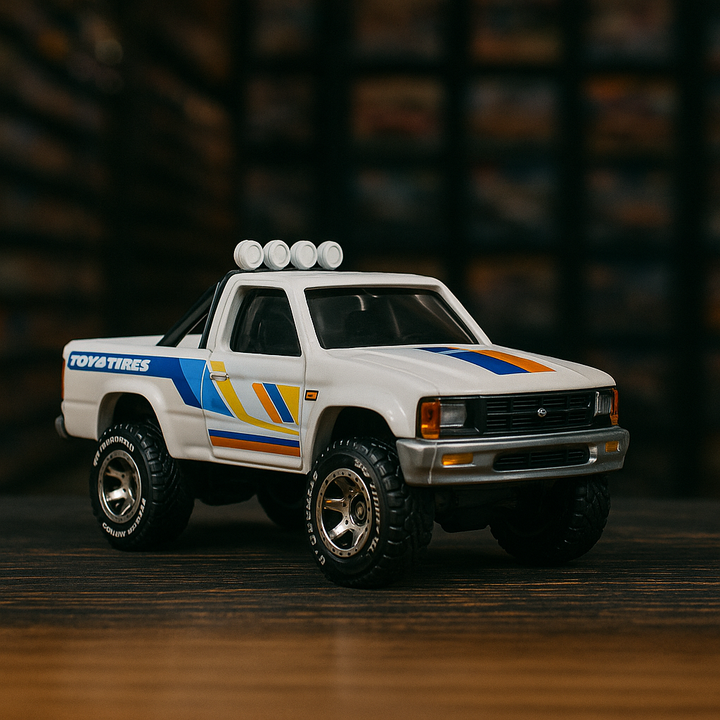 🚙 1987 Toyota Pickup Truck – Hot Wheels Premium (Tubular Trucks Series #4/5)