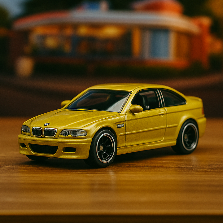 💛 BMW M3 Coupe – Hot Wheels Premium (Boulevard Series #115)
