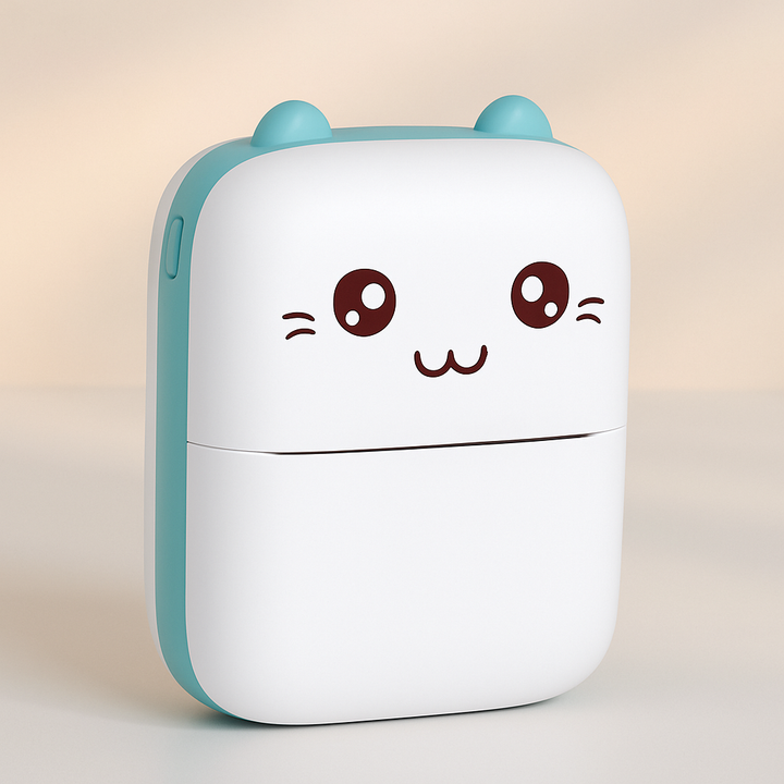 🖨️ Mini Thermal Printer – Portable Inkless Printer for Notes, Labels & School Projects