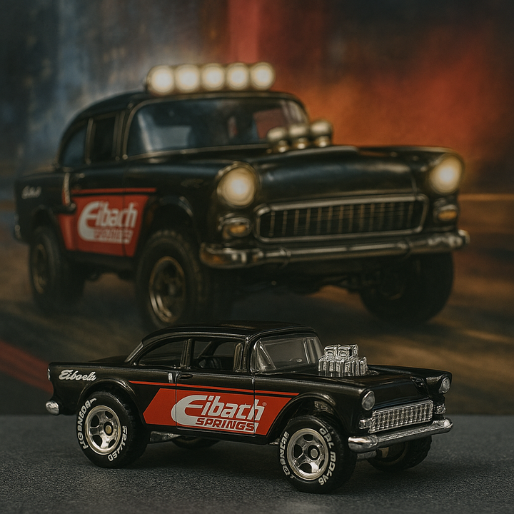 🔴⚫ BIG-AIR™ BEL-AIR™ – Eibach Performance Edition  Hot Wheels Premium | HW Speed Graphics Series (5/5)