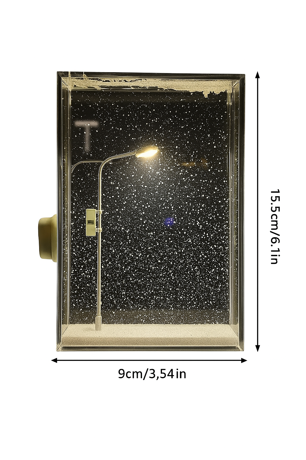 DIY Snowfall Street Light Night Lamp – Handmade  Snowfall Decor for Kids & Family