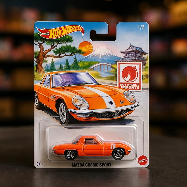 🏁 1968 Mazda Cosmo Sport – Hot Wheels J-Imports 🇯🇵 (Japanese Series #1/5)