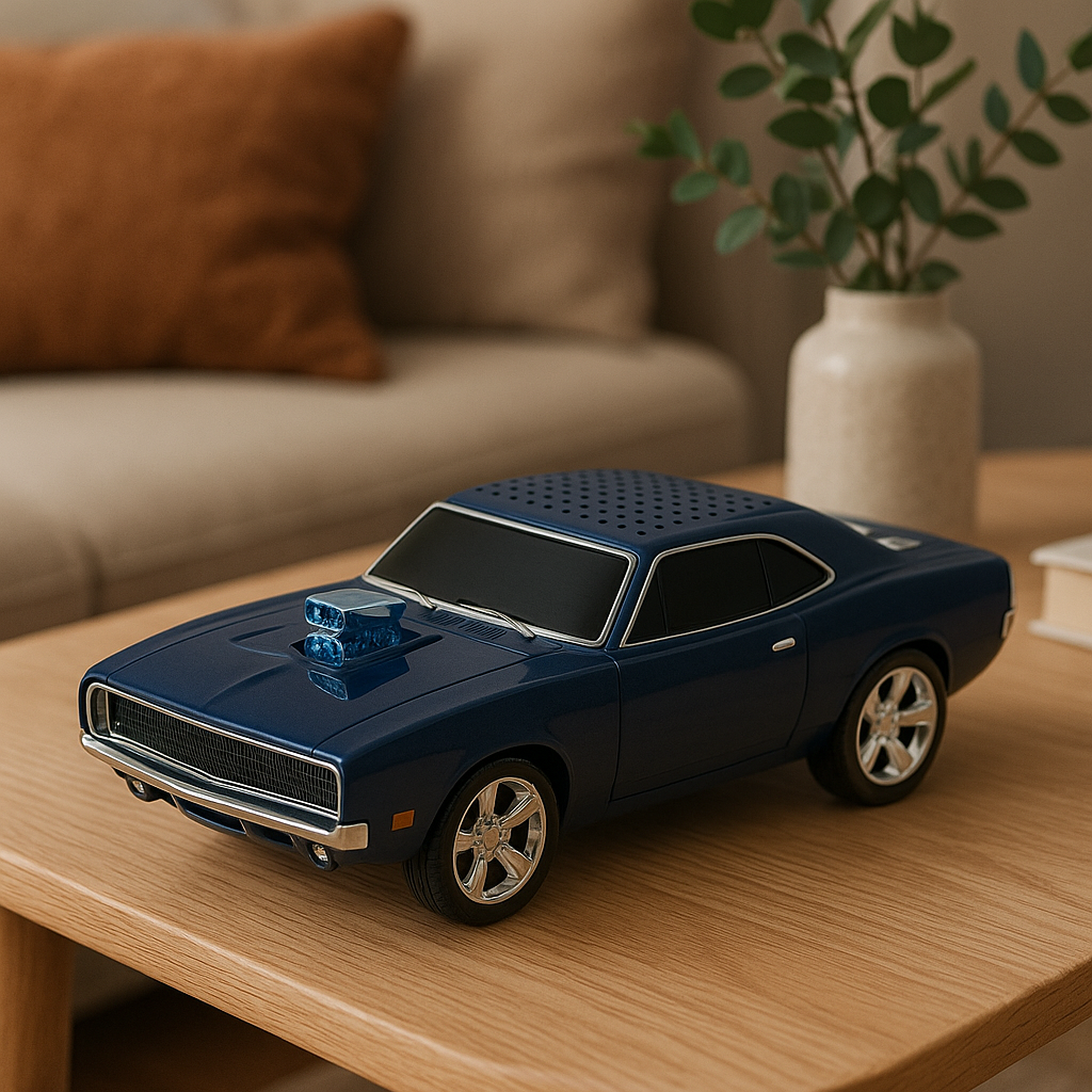 Car-Shaped Premium Bluetooth Speaker – Deep Bass, FM Radio & More