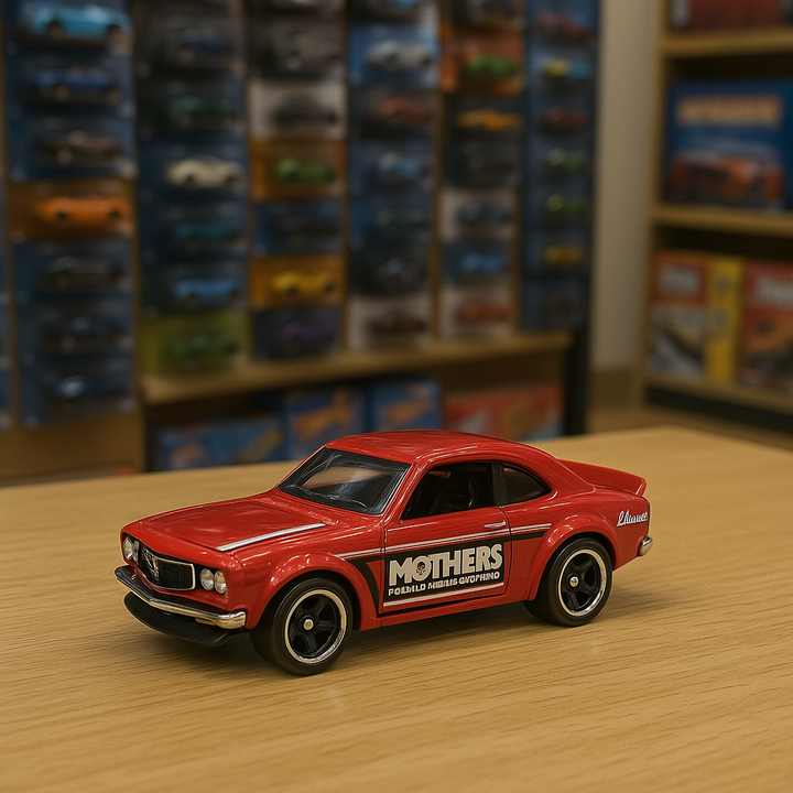 🔴⚫ MAZDA RX-3 – Mothers® Polishes Edition  Hot Wheels Premium | HW Speed Graphics Series