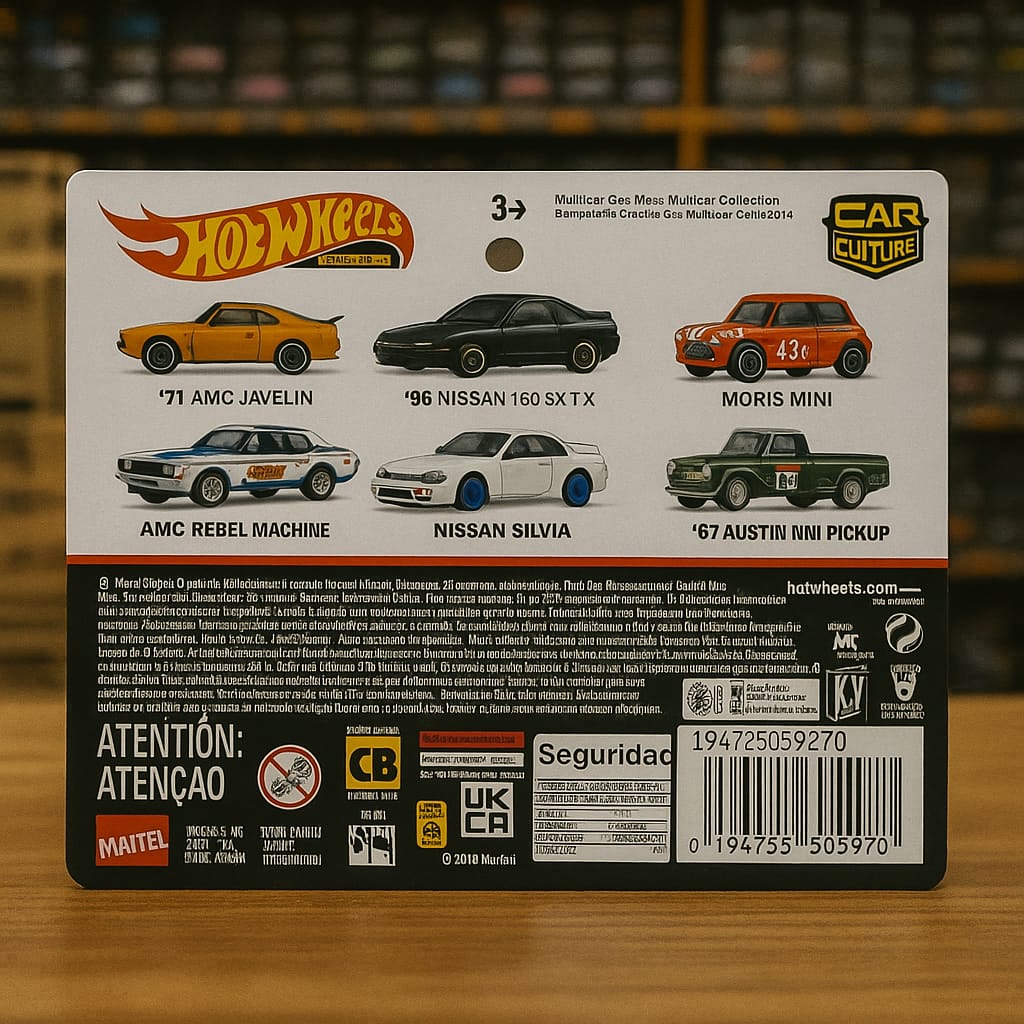 Hot Wheels Premium – ’71 AMC Javelin x AMC Rebel Machine (Car Culture Series)