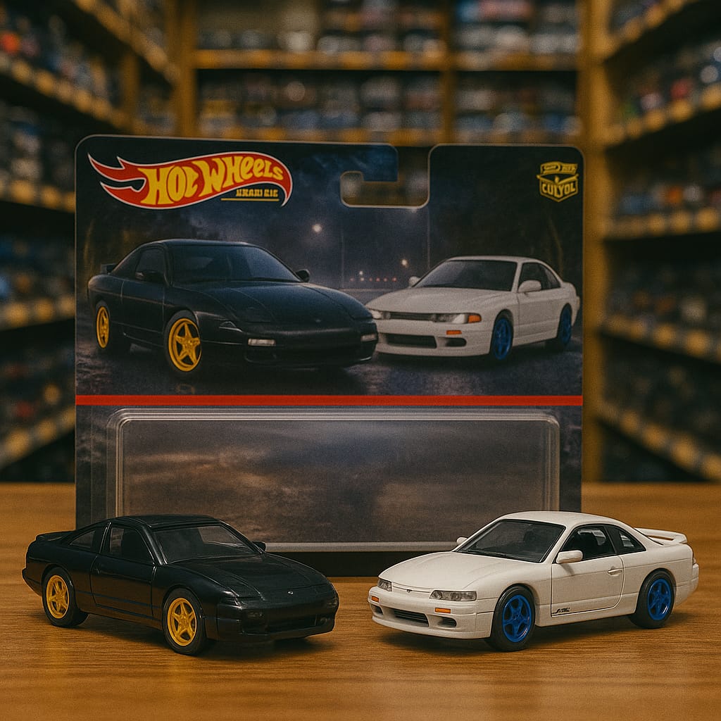 Hot Wheels Premium – ’96 Nissan 180SX Type X x Nissan Sileighty (Car Culture Series)