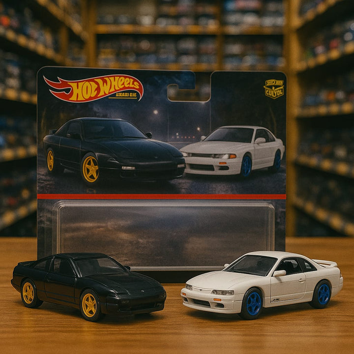 Hot Wheels Premium – ’96 Nissan 180SX Type X x Nissan Sileighty (Car Culture Series)
