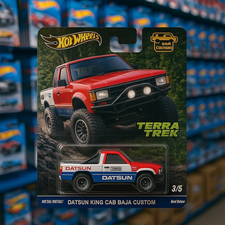 Hot Wheels Premium – Datsun King Cab Baja Custom (Terra Trek Series | 3/5)