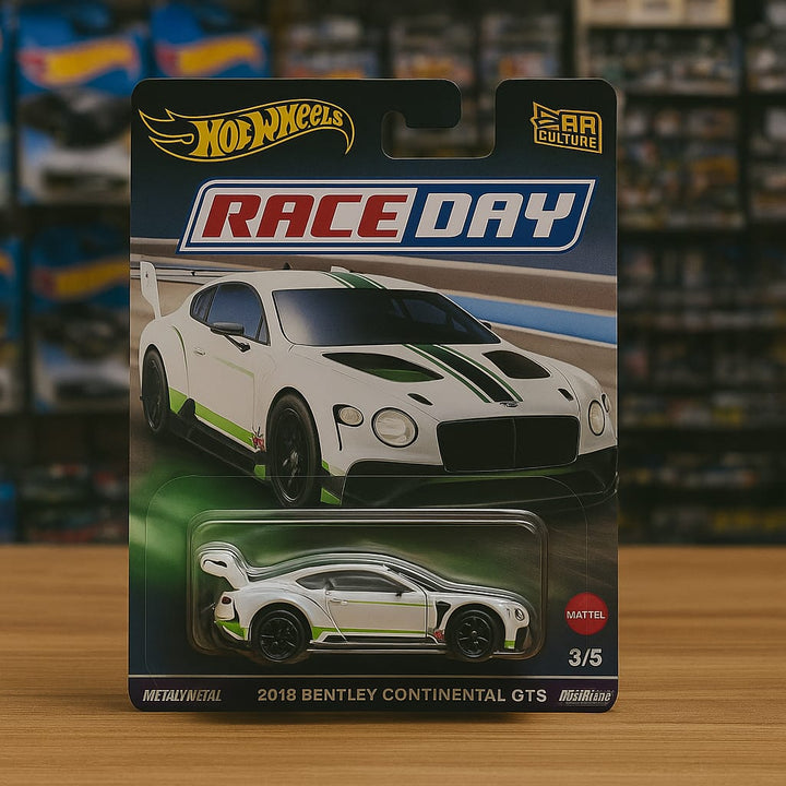 2018 Bentley Continental GT3 🏁 -  Hot Wheels Premium Race Day Series (3/5)