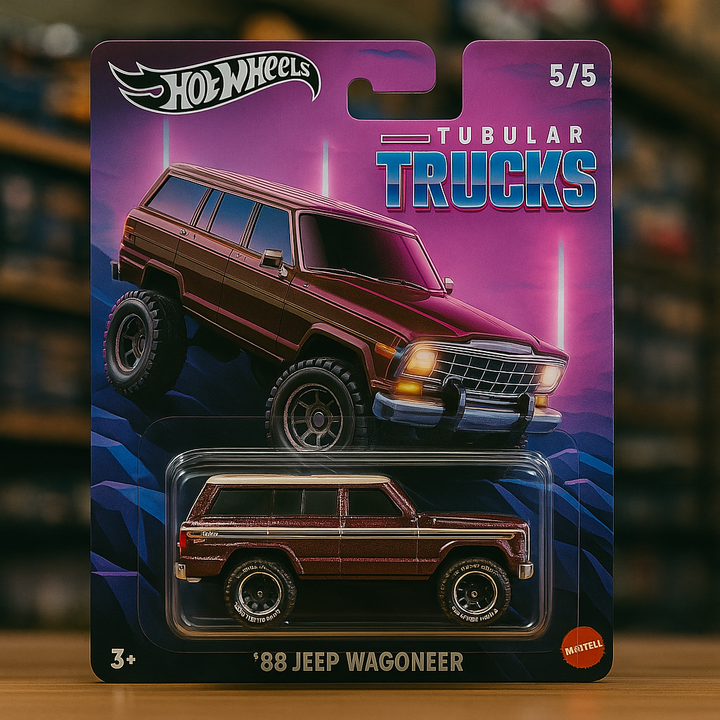 🛻 1988 Jeep Wagoneer – Hot Wheels Premium (Tubular Trucks Series #5/5)