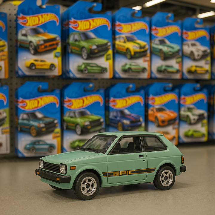 🚗 1981 Toyota Starlet KP61 – Hot Wheels J-Imports 🇯🇵 (Japanese Series #3/5)