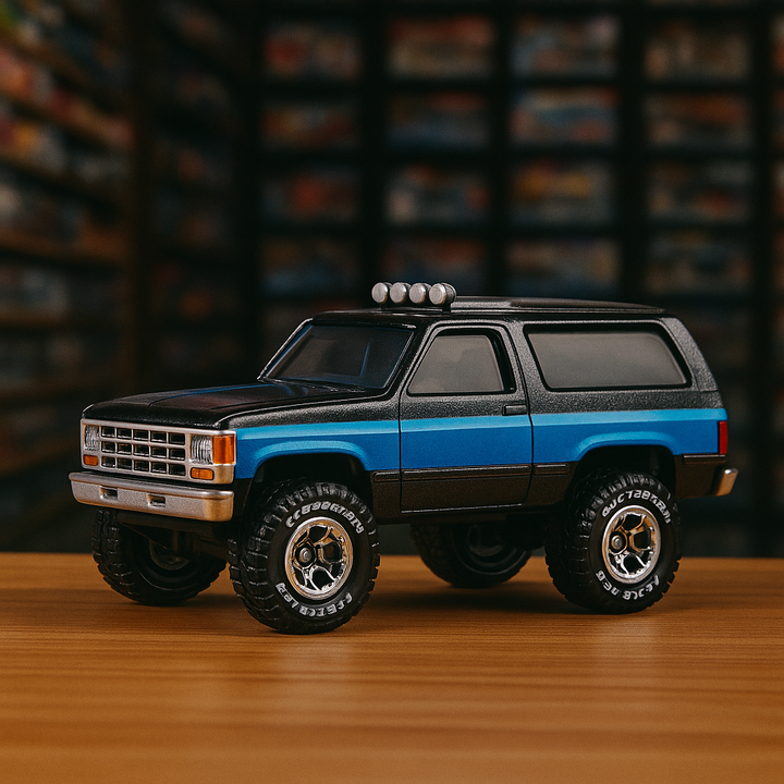 🚙 Chevy Blazer 4x4 – Hot Wheels Premium (Tubular Trucks Series #2/5)