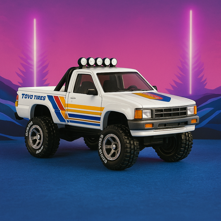 🚙 1987 Toyota Pickup Truck – Hot Wheels Premium (Tubular Trucks Series #4/5)