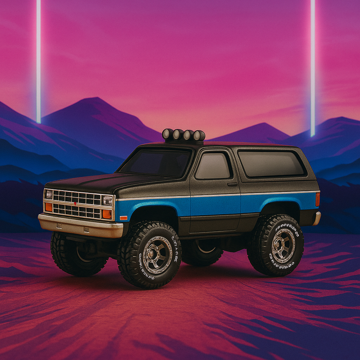 🚙 Chevy Blazer 4x4 – Hot Wheels Premium (Tubular Trucks Series #2/5)