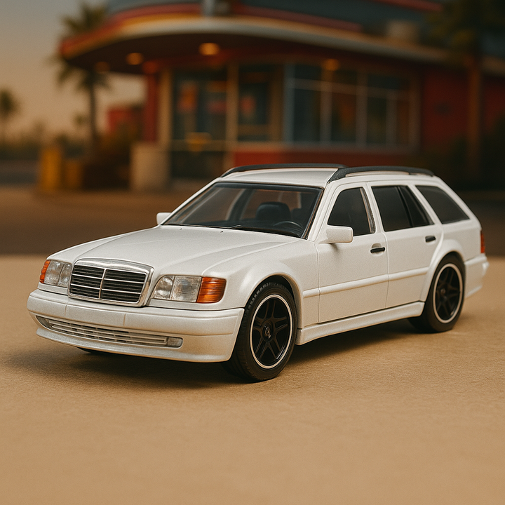 🤍 Mercedes-Benz E 36 AMG – Hot Wheels Premium (Boulevard Series #113)