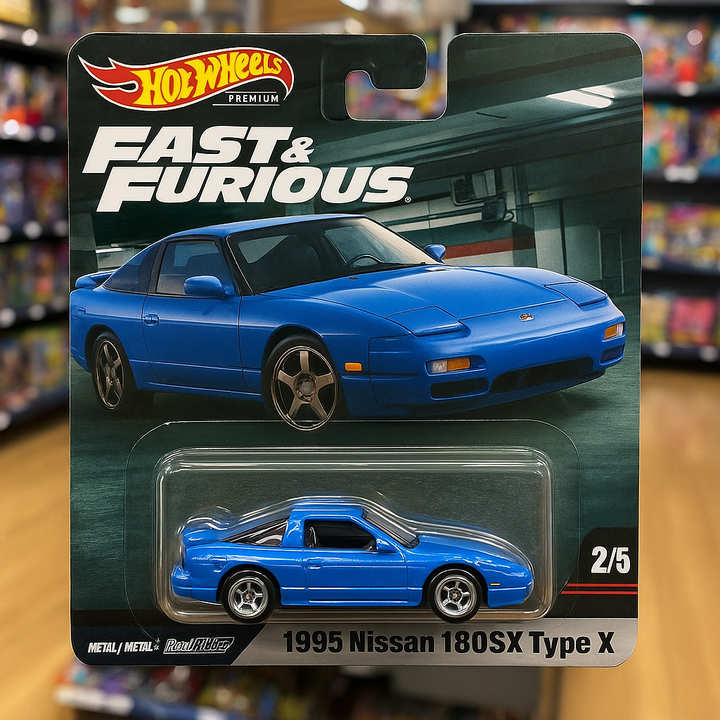 🚗 1996 Nissan 180SX Type X  – Hot Wheels Premium | Fast & Furious Series (2/5)
