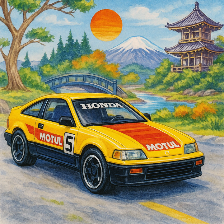 🚘 1985 Honda CR-X – Hot Wheels J-Imports 🇯🇵 (Japanese Series #4/5)