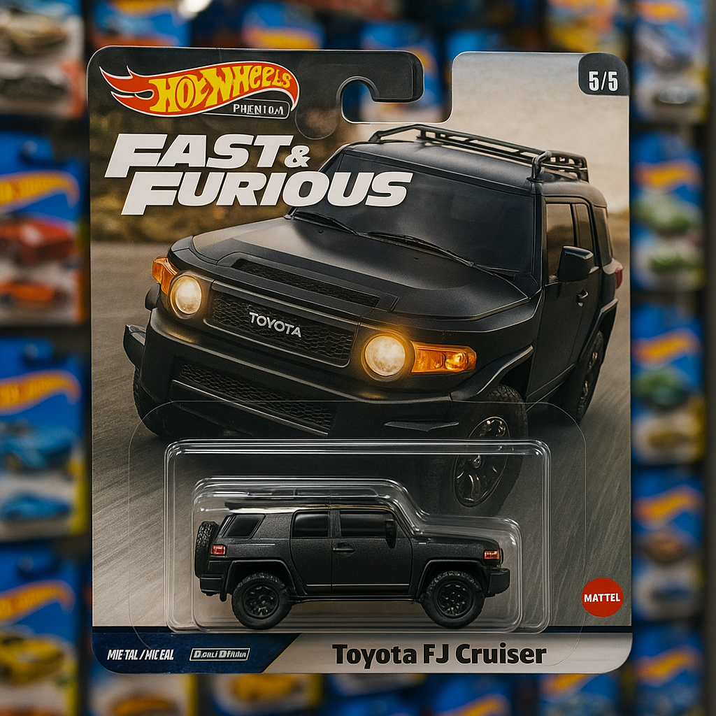 🛻 Toyota FJ Cruiser 🖤  – Hot Wheels Premium | Fast & Furious Series (5/5)