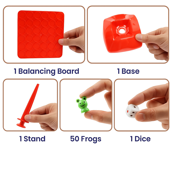 🐸 Frog Balance Game – Montessori Educational Toy for Kids