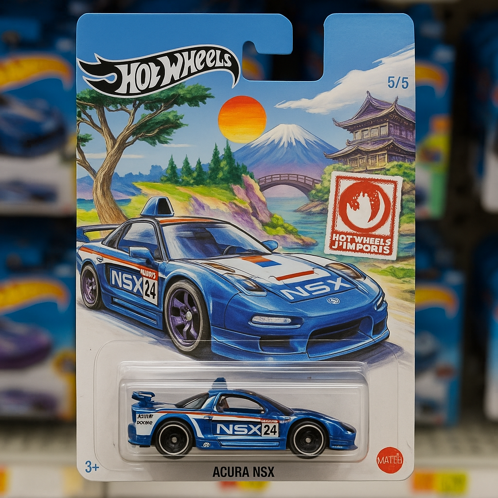 🏎️ Acura NSX – Hot Wheels J-Imports 🇯🇵 (Japanese Series #5/5)