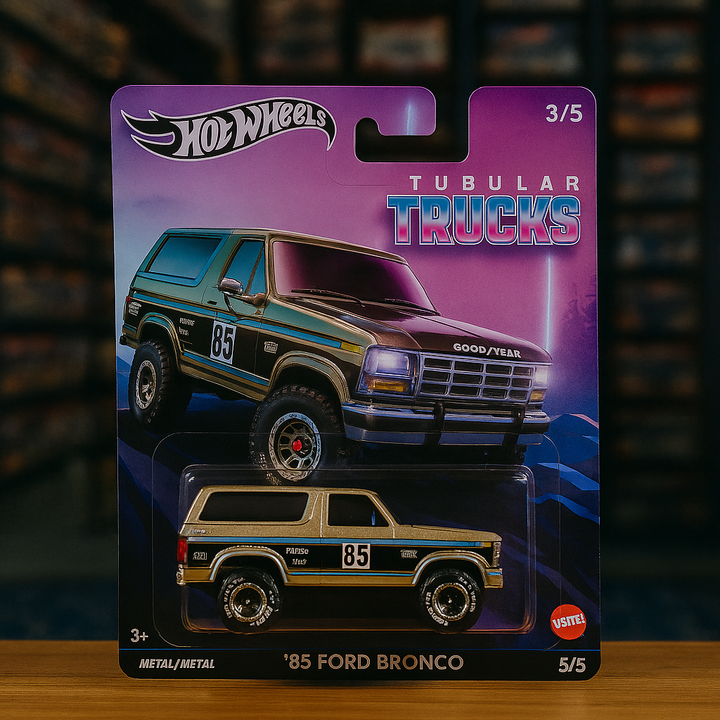🚙 1985 Ford Bronco – Hot Wheels Premium (Tubular Trucks Series #3/5)